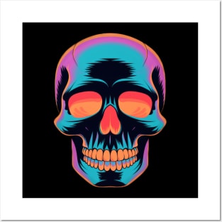 Colorful Skull Posters and Art